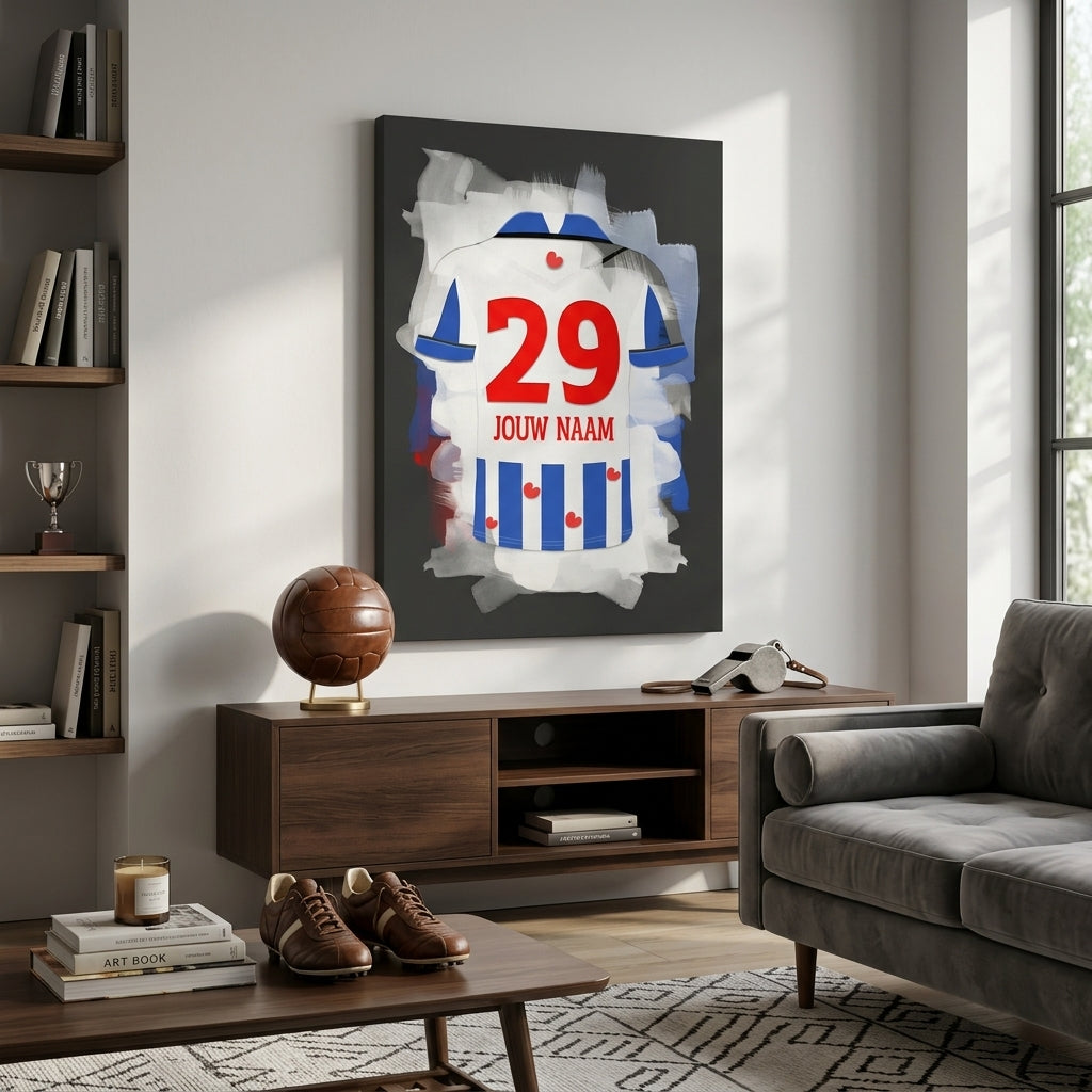 SC Heerenveen Voetbal Canvas Muurdecoratie Bestellen