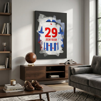 SC Heerenveen Voetbal Canvas Muurdecoratie Bestellen