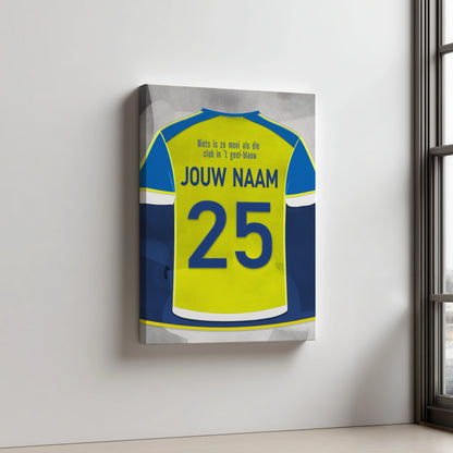 SC Cambuur Wanddecoratie Aluminium Dibond