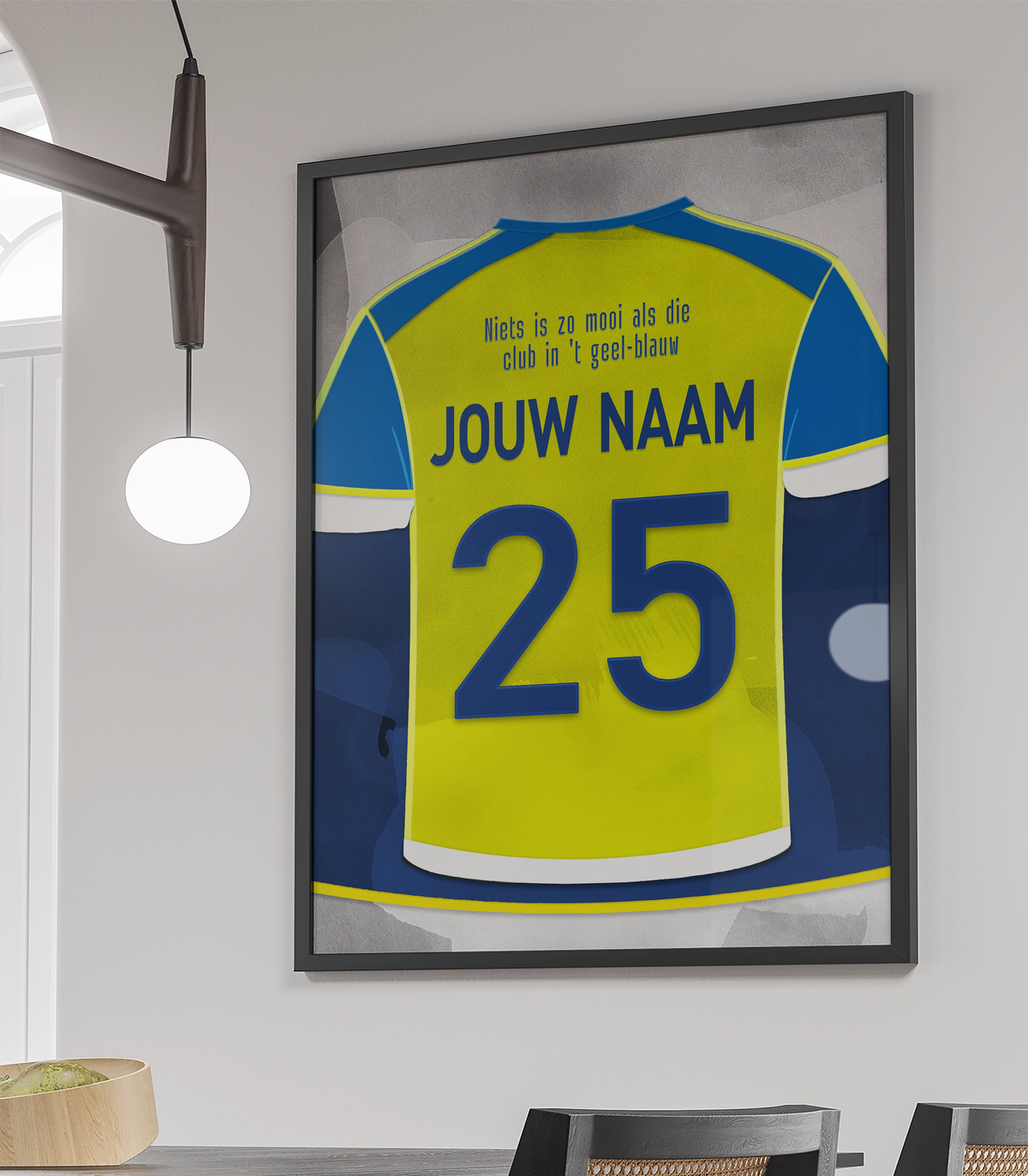 SC Cambuur Wanddecoratie Poster Met Lijst