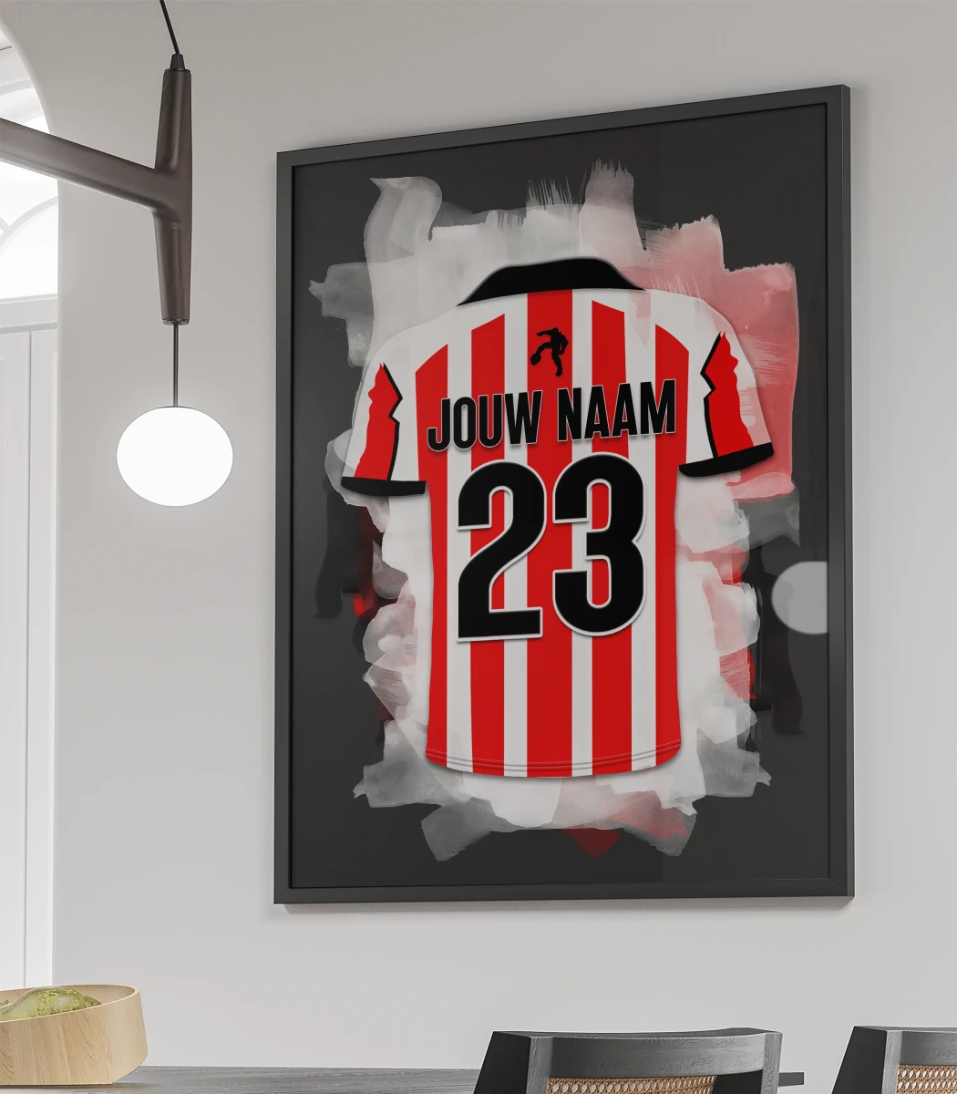 Sparta Rotterdam Poster Met Naam Jongenskamer