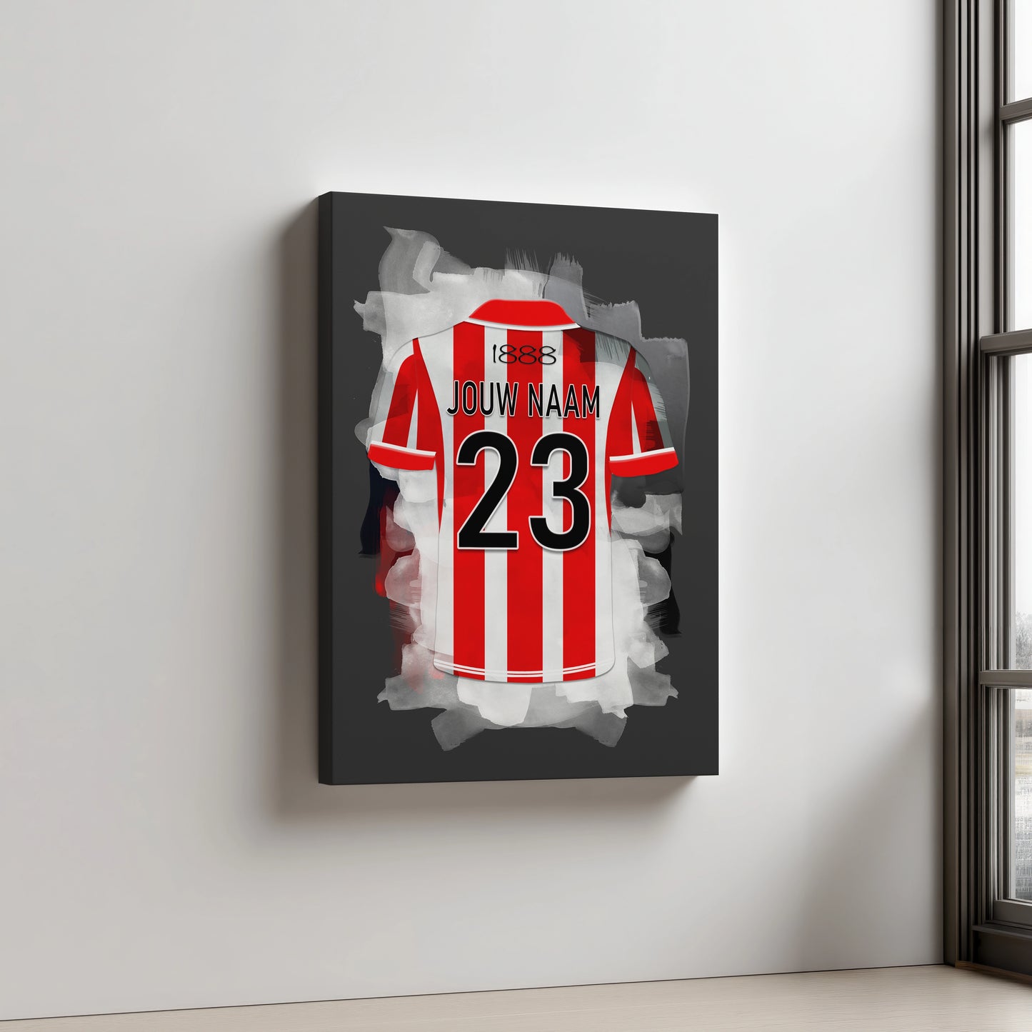 Sparta Rotterdam Voetbal Aluminium Dibond Muurdecoratie Mancave