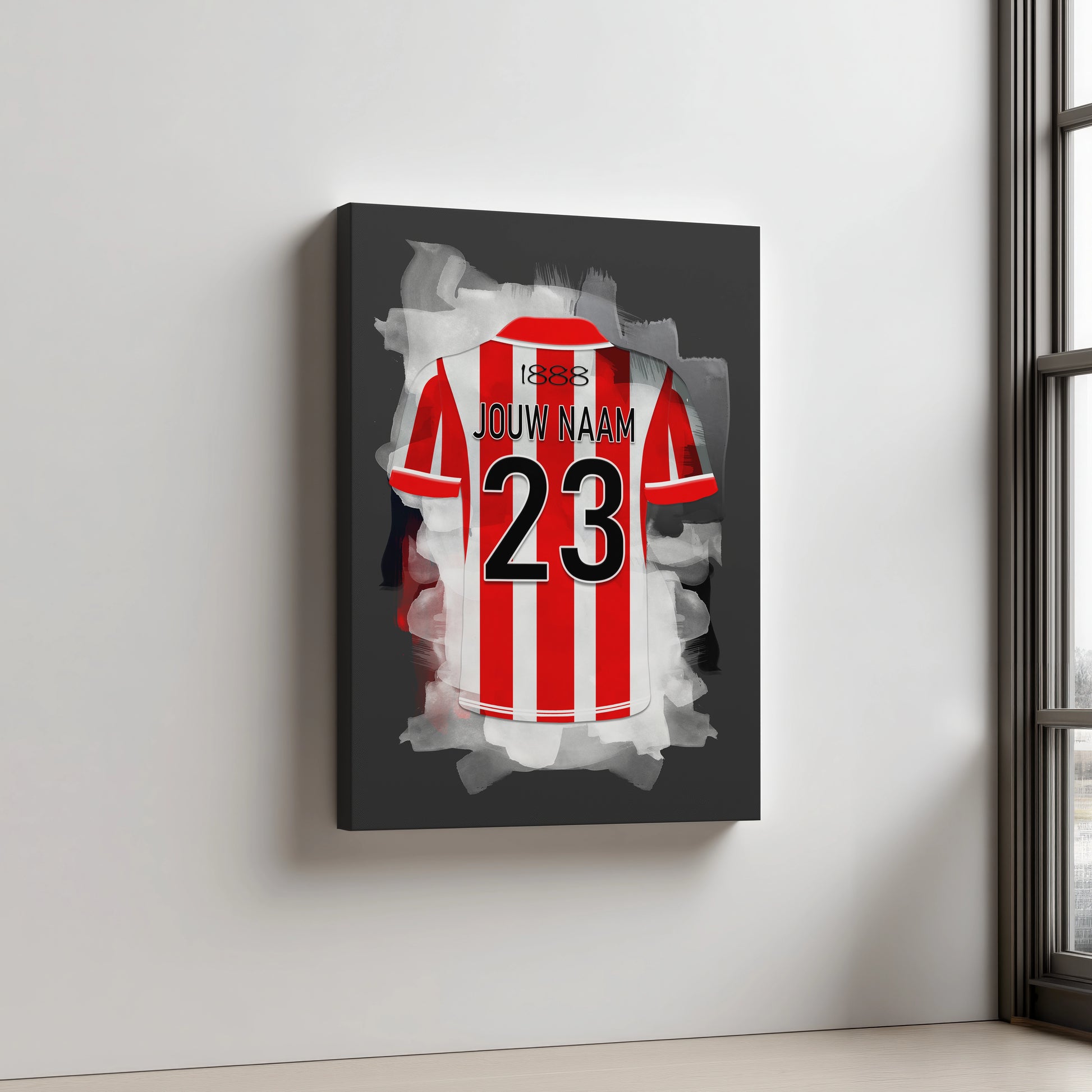 Sparta Rotterdam Voetbal Aluminium Dibond Muurdecoratie Mancave