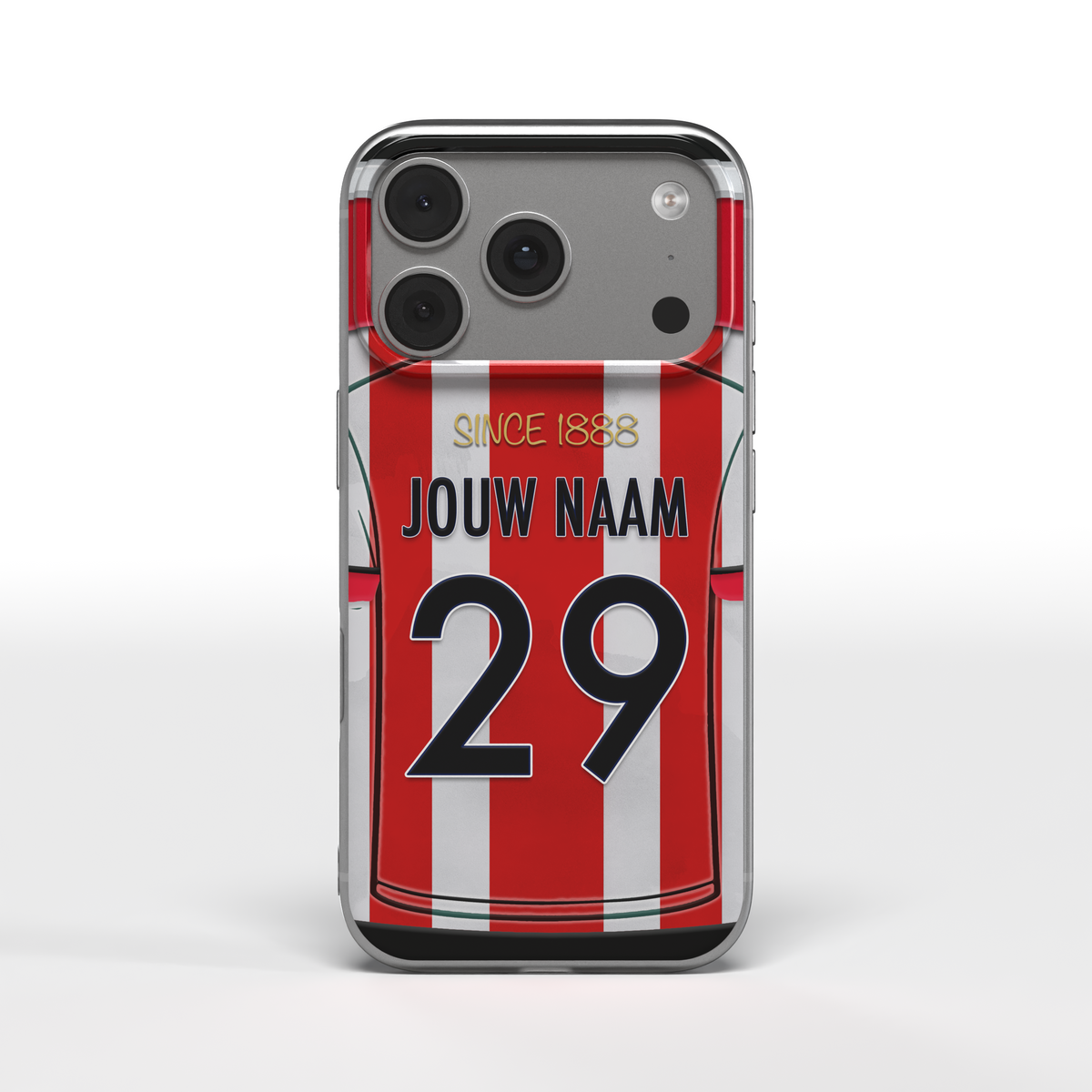 Sparta Rotterdam Telefoonhoesje Gepersonaliseerd Voetbal Cadeau