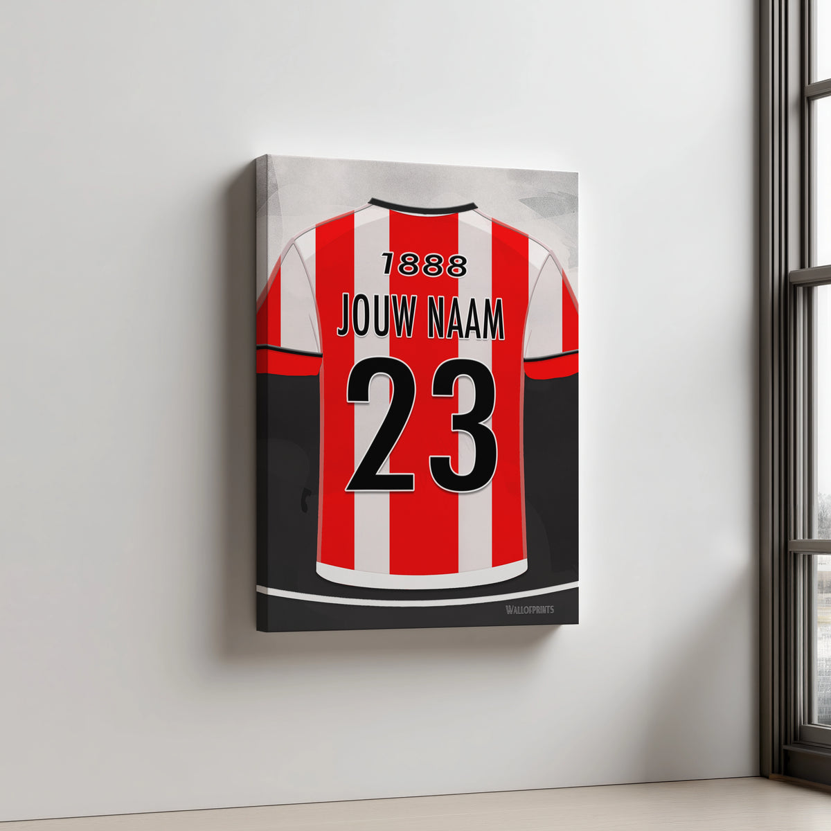 Sparta Voetbal Wanddecoratie Aluminium Dibond