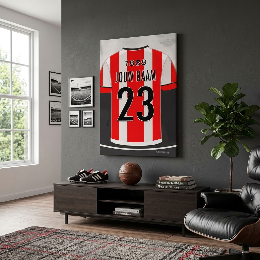 Sparta Voetbal Wanddecoratie Canvas