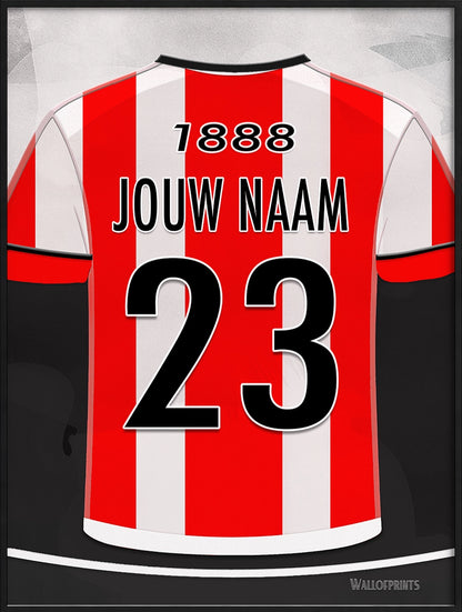 Sparta Voetbal Wanddecoratie Gepersonaliseerd