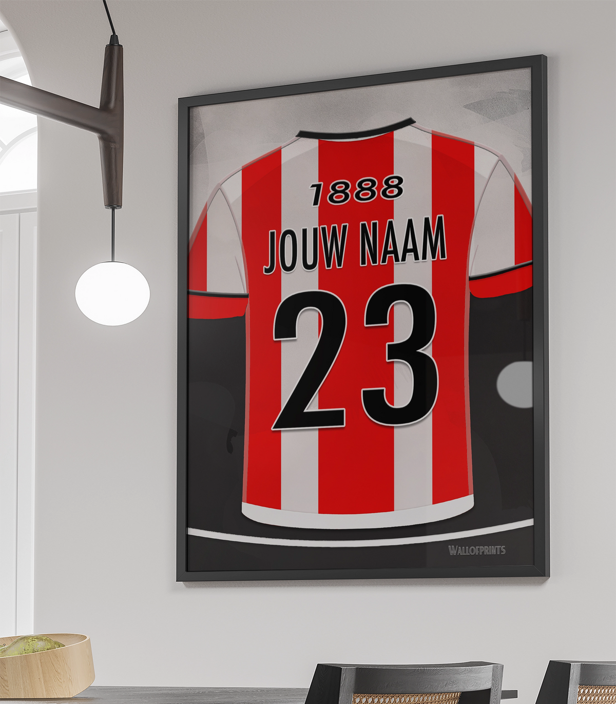 Sparta Voetbal Wanddecoratie Poster Met Lijst