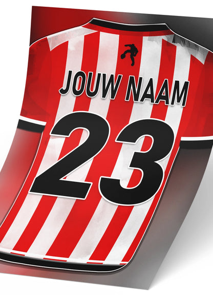 Sparta Rotterdam poster met personalisatie
