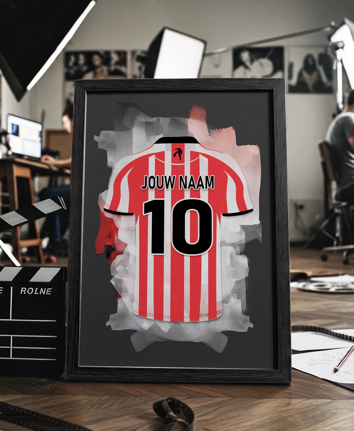Sparta Rotterdam ingelijste poster met naam