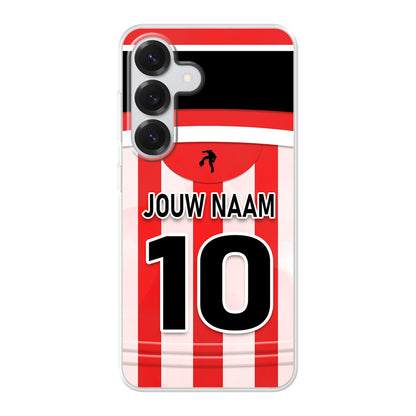 Sparta Rotterdam 2025-2026 telefoonhoesje met personalisatie - Samsung Galaxy telefoonhoesjes - Voetbal fan kado 