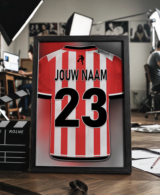 Sparta Rotterdam ingelijste poster met naam
