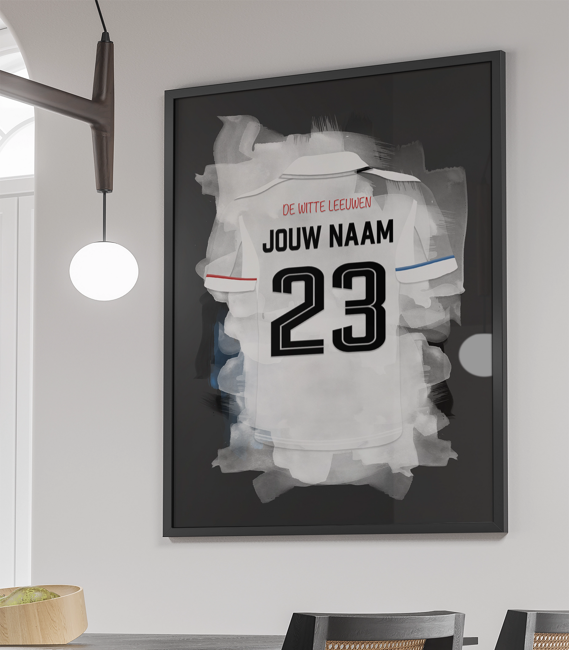 Telstar Voetbal Poster Met Naam Jongenskamer Bestellen