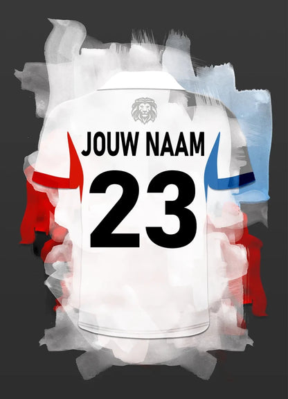 Telstar voetbal poster met naam kopen