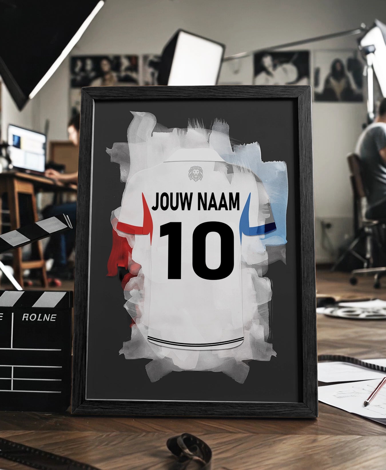 Telstar ingelijste poster met naam