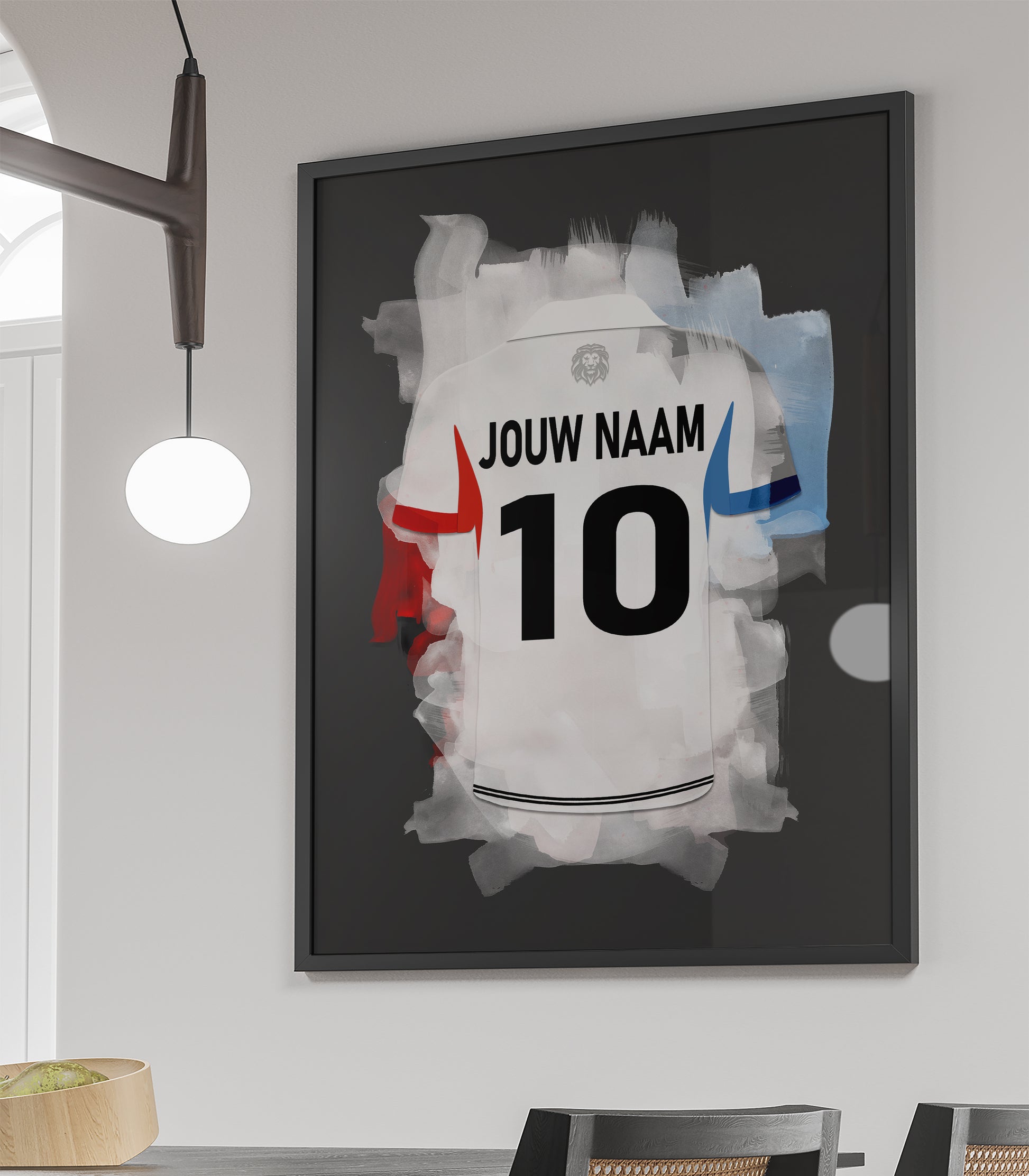 Telstar ingelijste voetbal poster met personalisatie