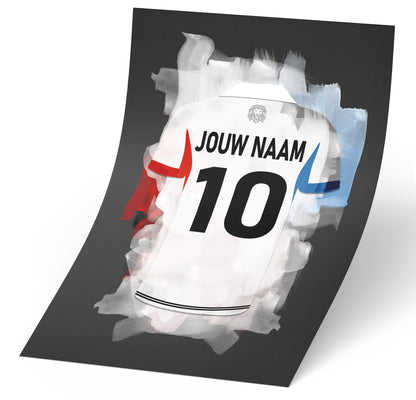 Telstar premium hd voetbal poster met personalisatie