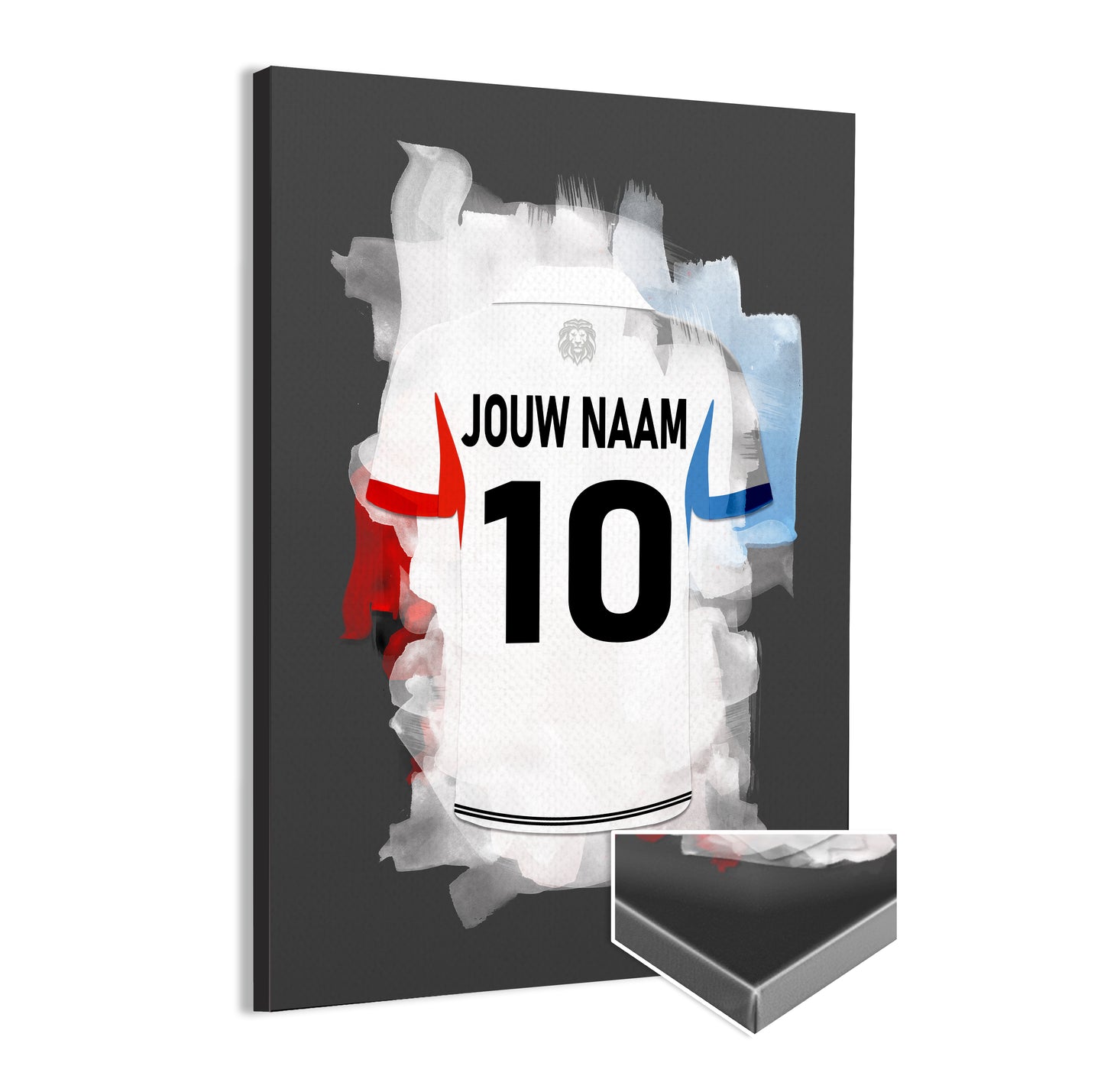 Telstar canvas voetbal poster met personalisatie