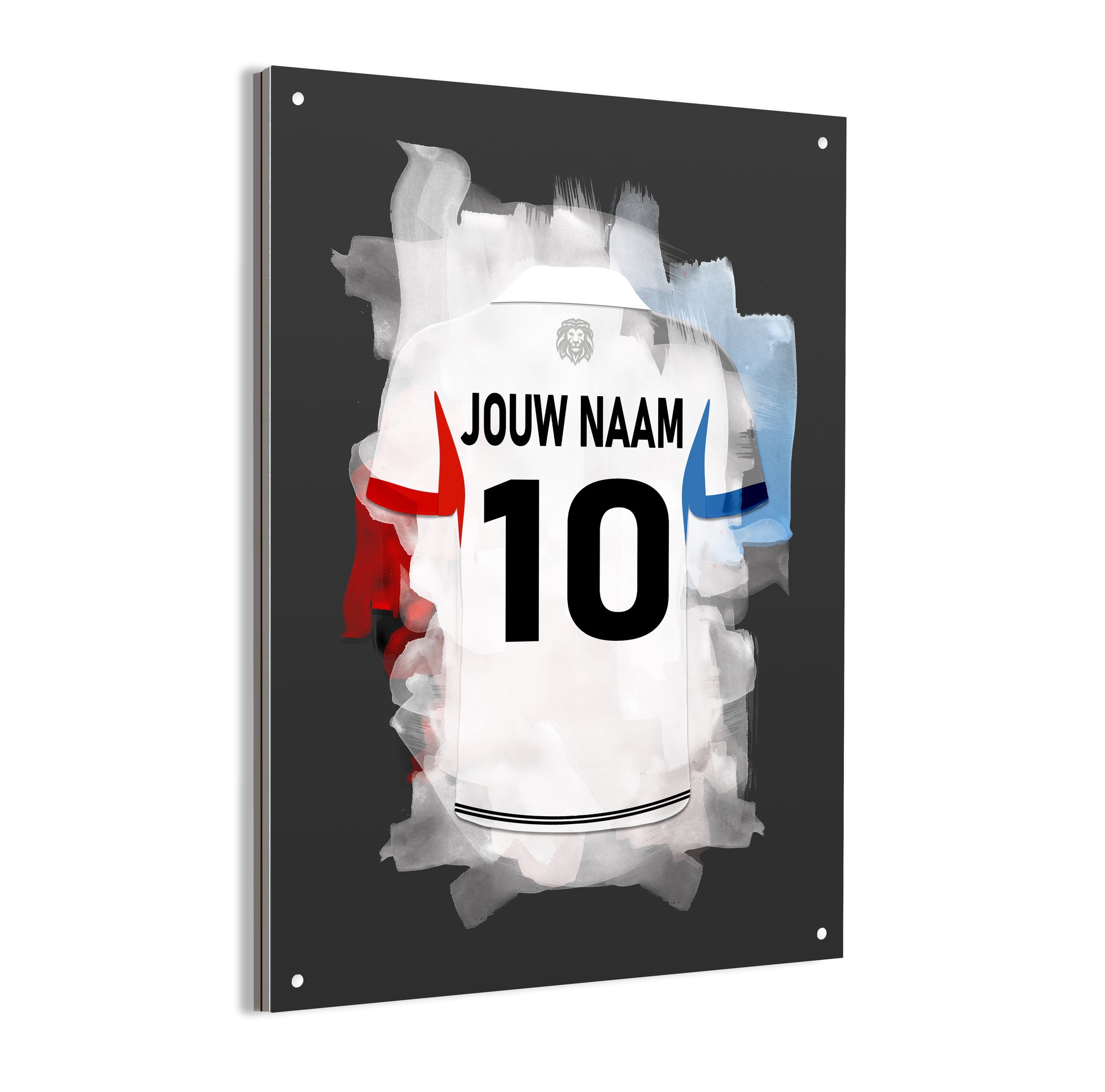 Telstar aluminium dibond voetbal poster met personalisatie