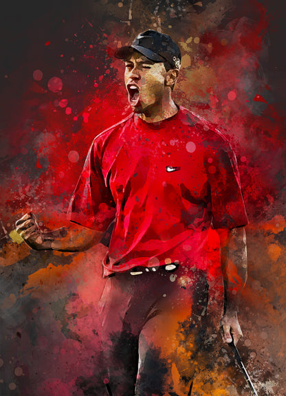 Sportposter Tiger Woods