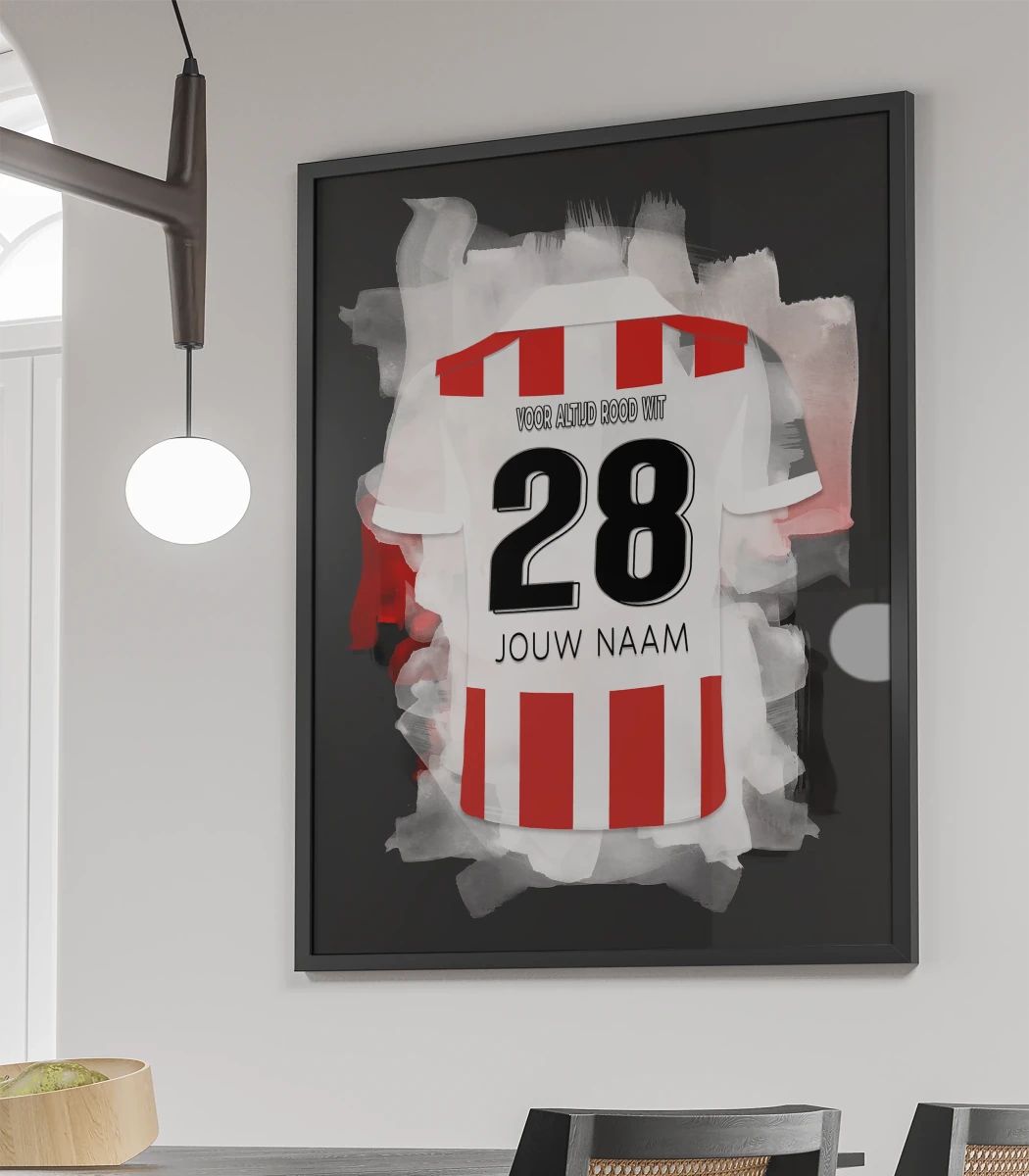 Top Oss Voetbal Poster Met Personalisatie 