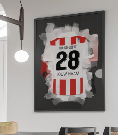 Top Oss Voetbal Poster Met Personalisatie 