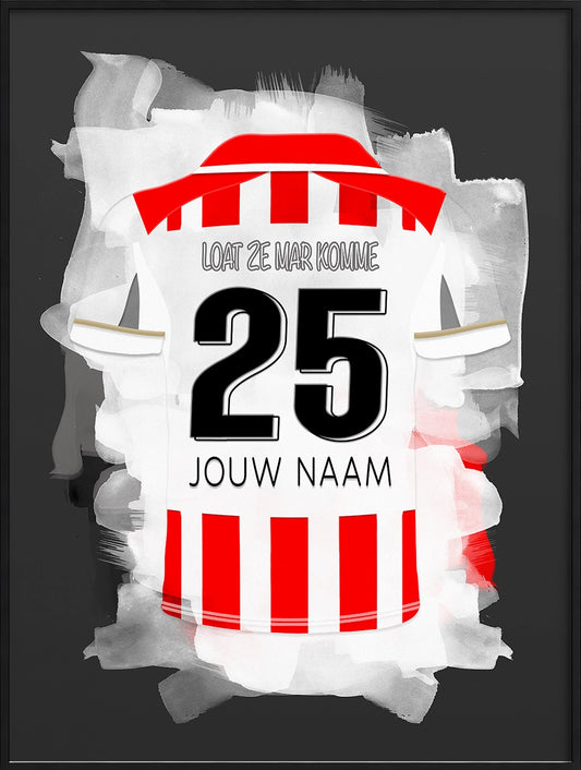 Top Oss Voetbal Poster Gepersonaliseerd Voetbalfan Cadeau