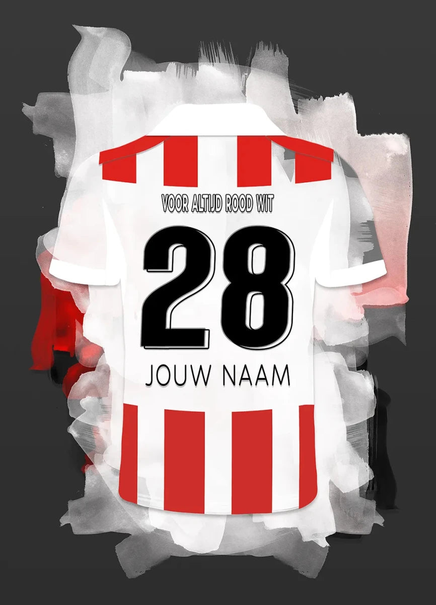 Top Oss Voetbal Poster Met Eigen Naam Voetbal Cadeau
