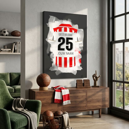 Top Oss Voetbal Canvas Muurdecoratie Jongenskamer Bestellen
