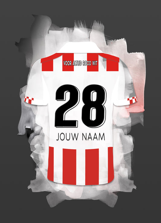 Top Oss wanddecoratie - Losse poster - Voetbal fan cadeau