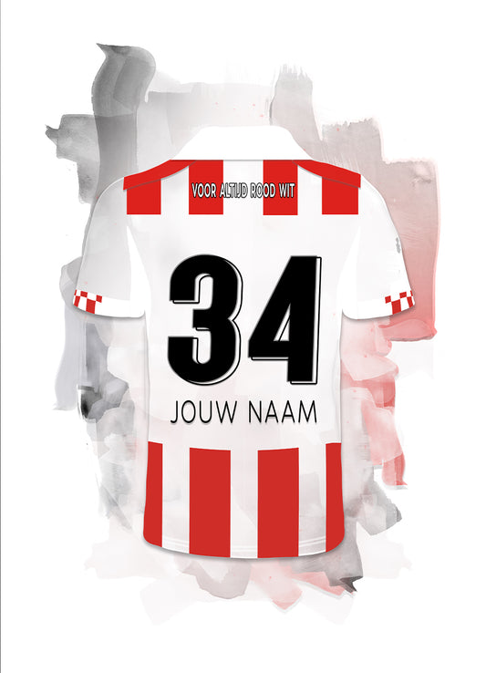Top Oss wanddecoratie - Losse poster - Voetbal fan cadeau