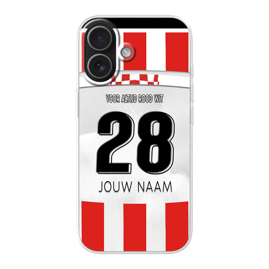Top Oss telefoonhoesje met naam - Apple iPhone - Voetbal fan kado