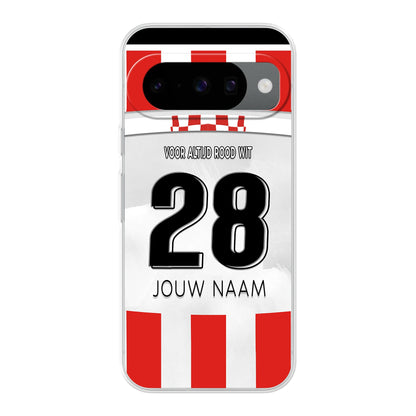 Top Oss telefoonhoesje met naam - Google Pixel - Voetbal fan kado