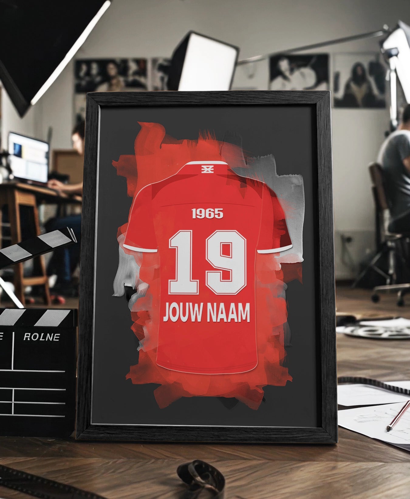 FC Twente Enschede ingelijste poster met naam