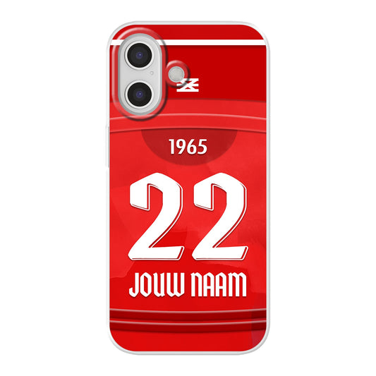 FC Twente 2025-2026 telefoonhoesje met personalisatie - Apple iPhone telefoonhoesjes - Voetbal fan kado 