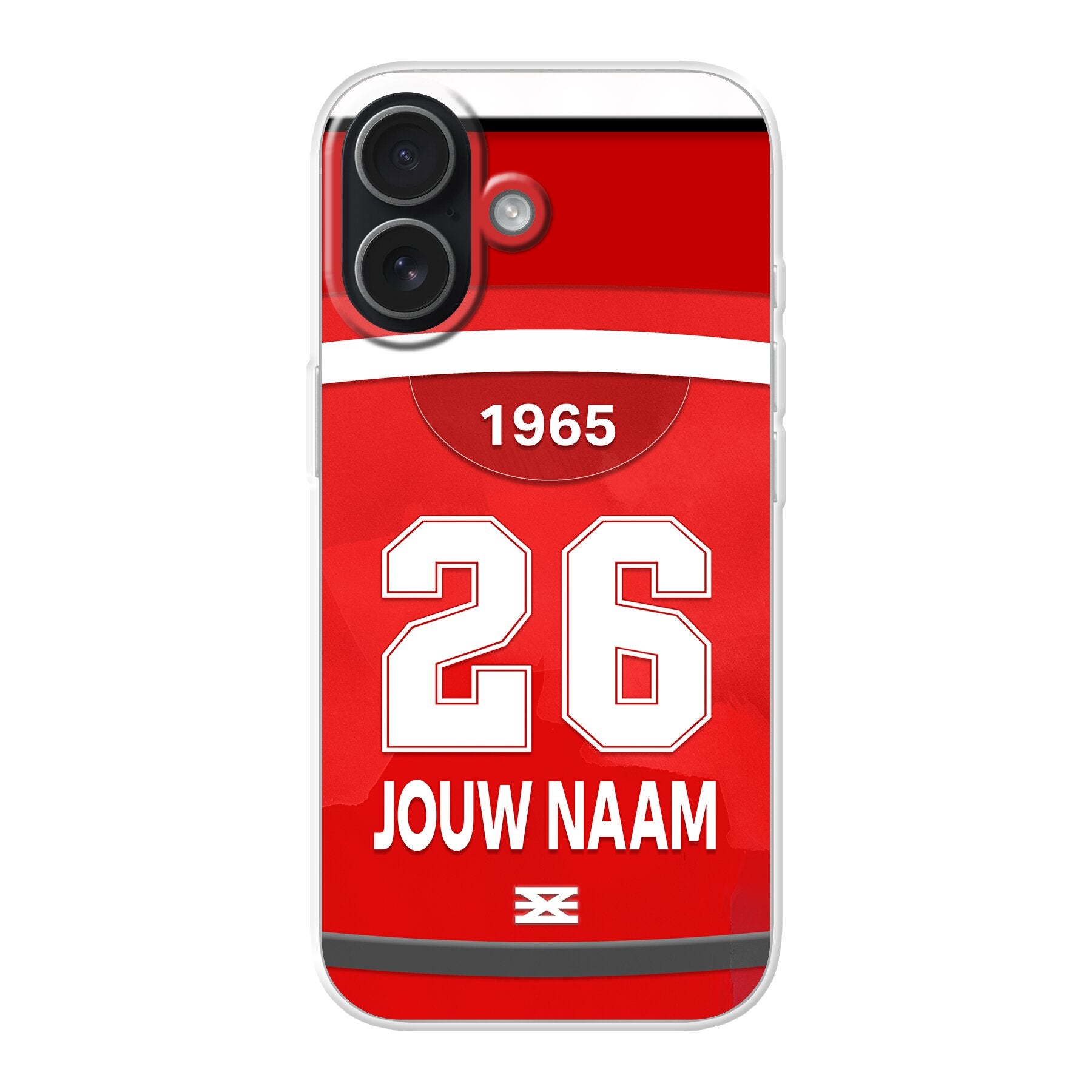FC Twente 2025-2026 telefoonhoesje met personalisatie - Apple iPhone