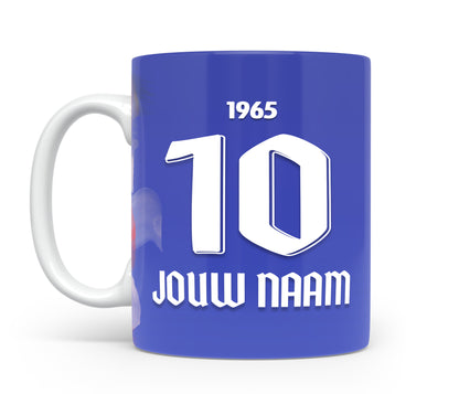 FC Twente Enschede voetbal mok met naam - Voetbal fan mok - Voetbal cadeau