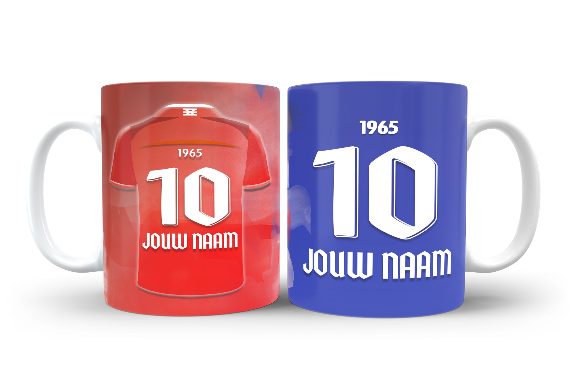 FC Twente Enschede voetbal mok met naam - Voetbal fan mok - Voetbal cadeau