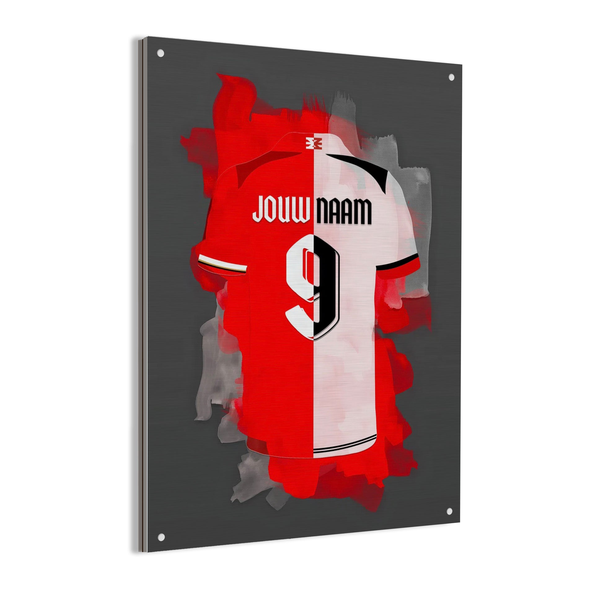 FC Twente dibond muurdecoratie - voetbal cadeau fanshop