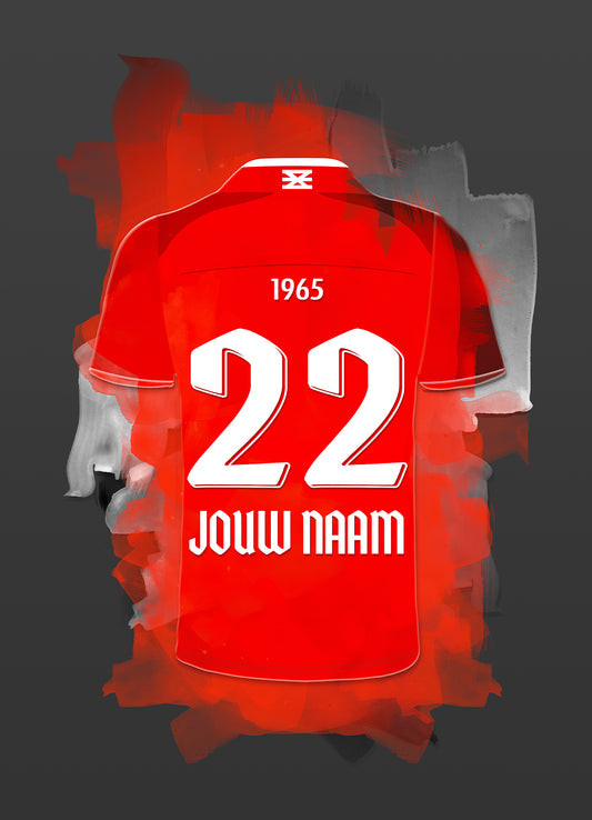 FC Twente Enschede wanddecoratie - Losse poster - Voetbal fan cadeau
