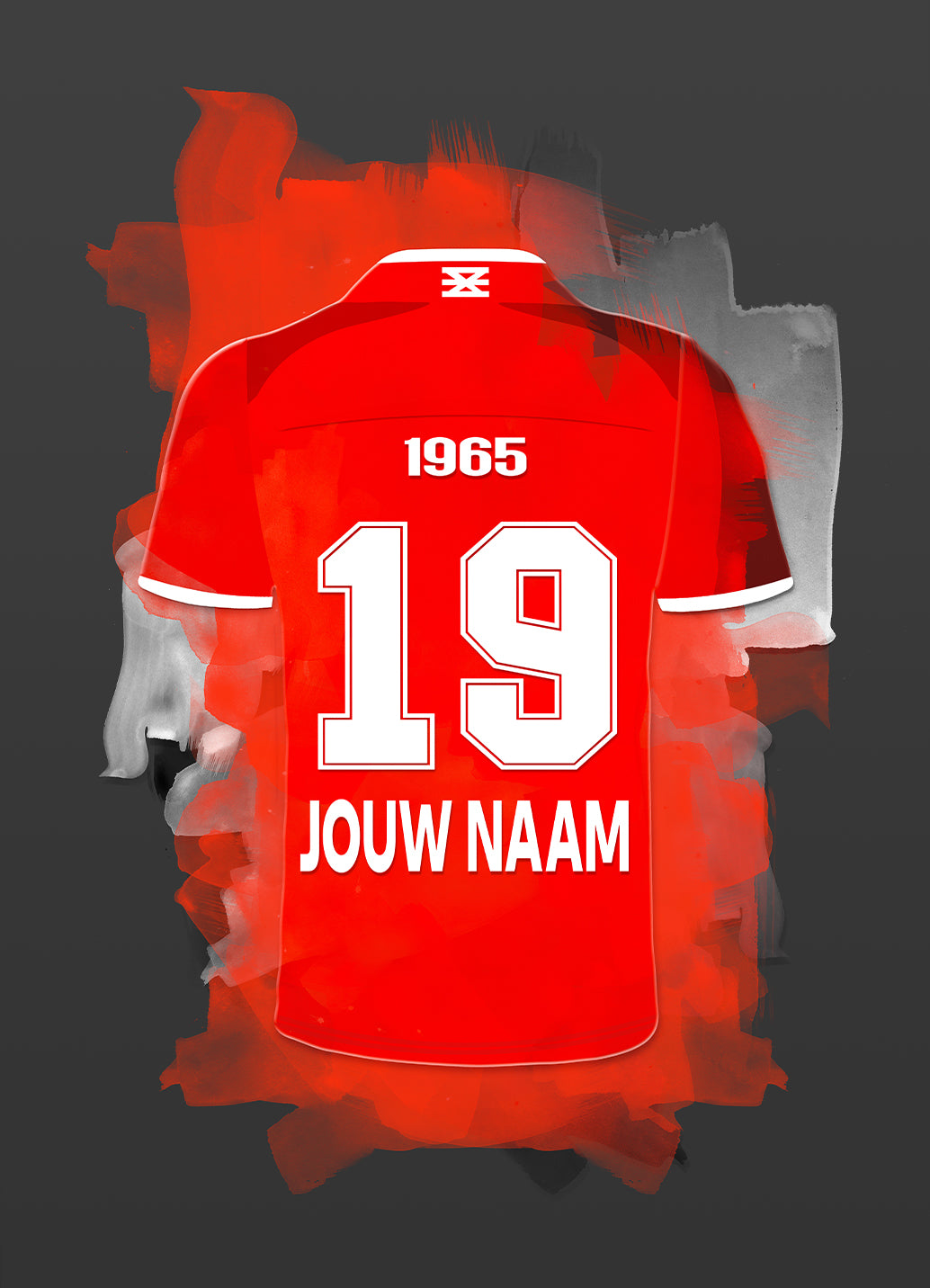 FC Twente losse poster met naam en rugnummer