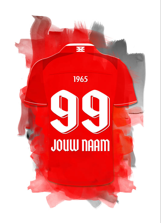 FC Twente Enschede wanddecoratie - Losse poster - Voetbal fan cadeau