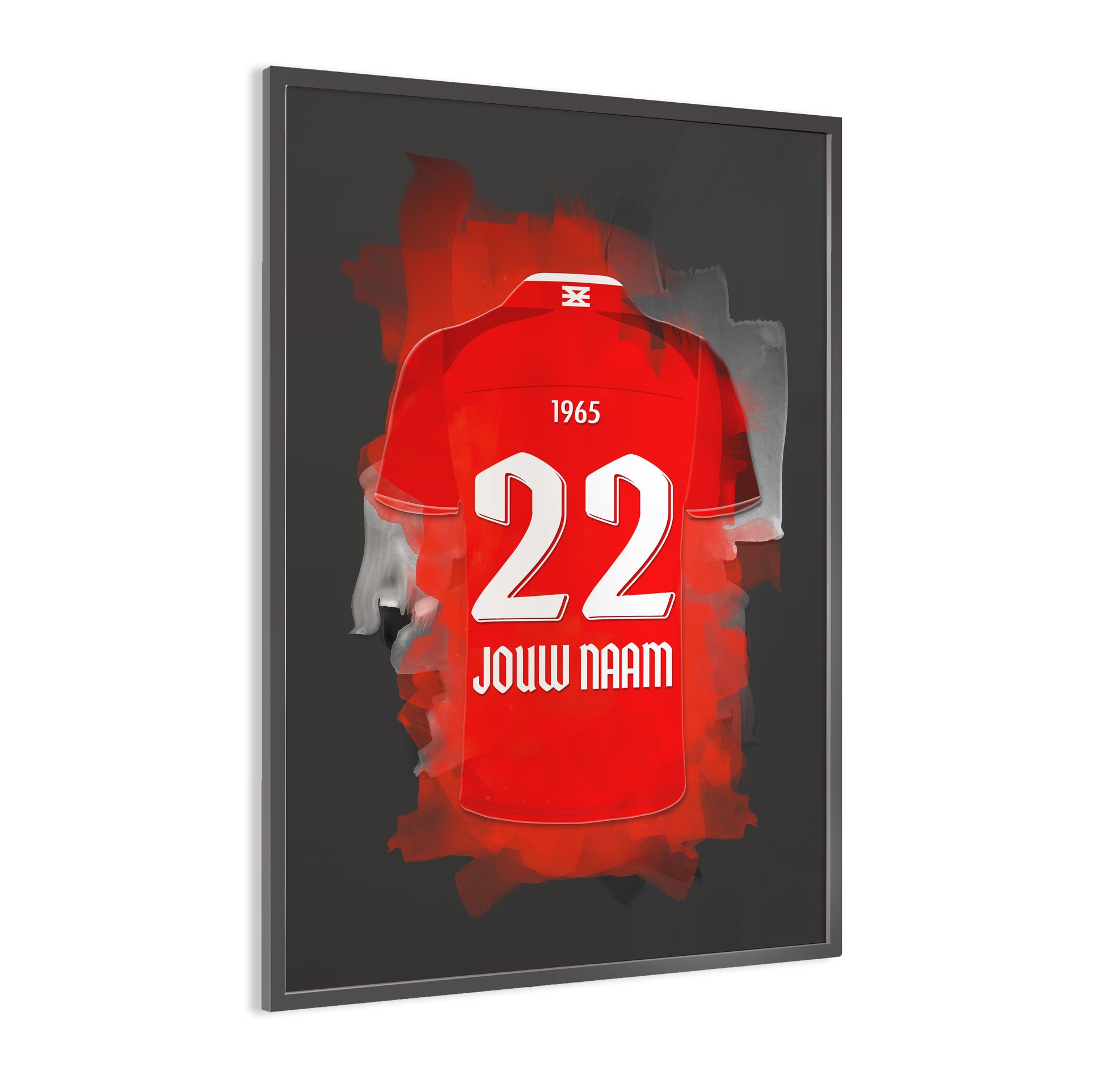 FC Twente Enschede wanddecoratie - Gepersonaliseerde poster - Voetbal fan cadeau