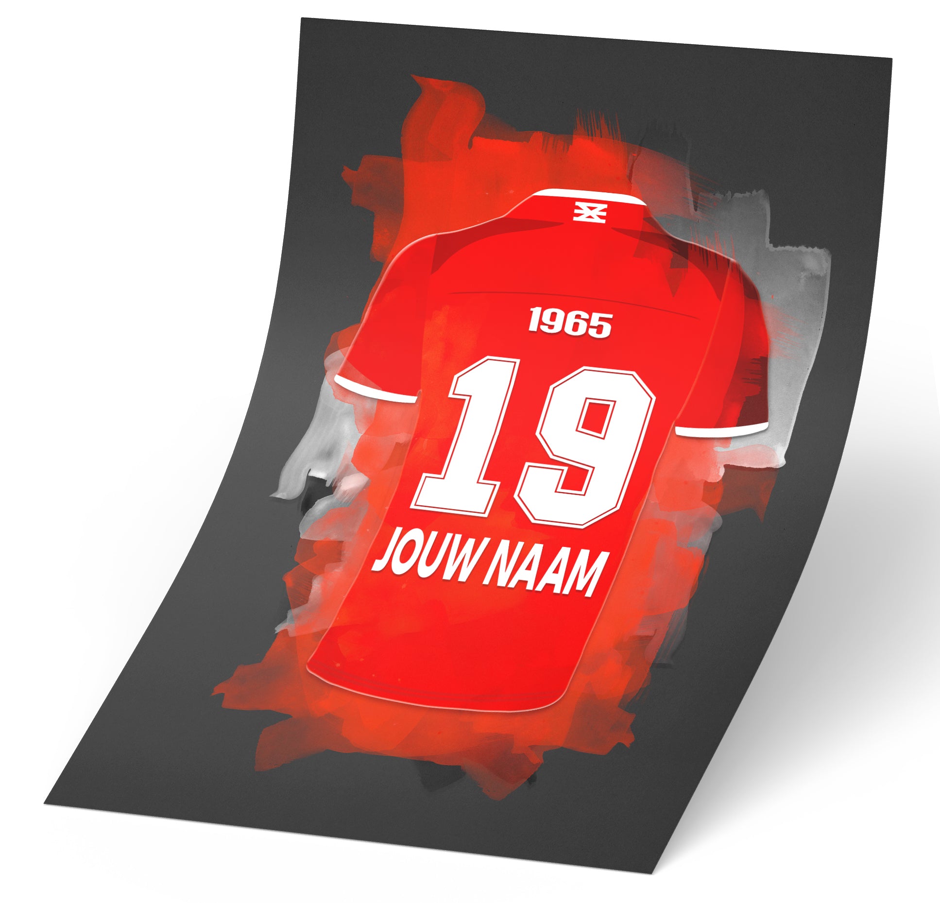 FC Twente HD Premium poster met naam en rugnummer