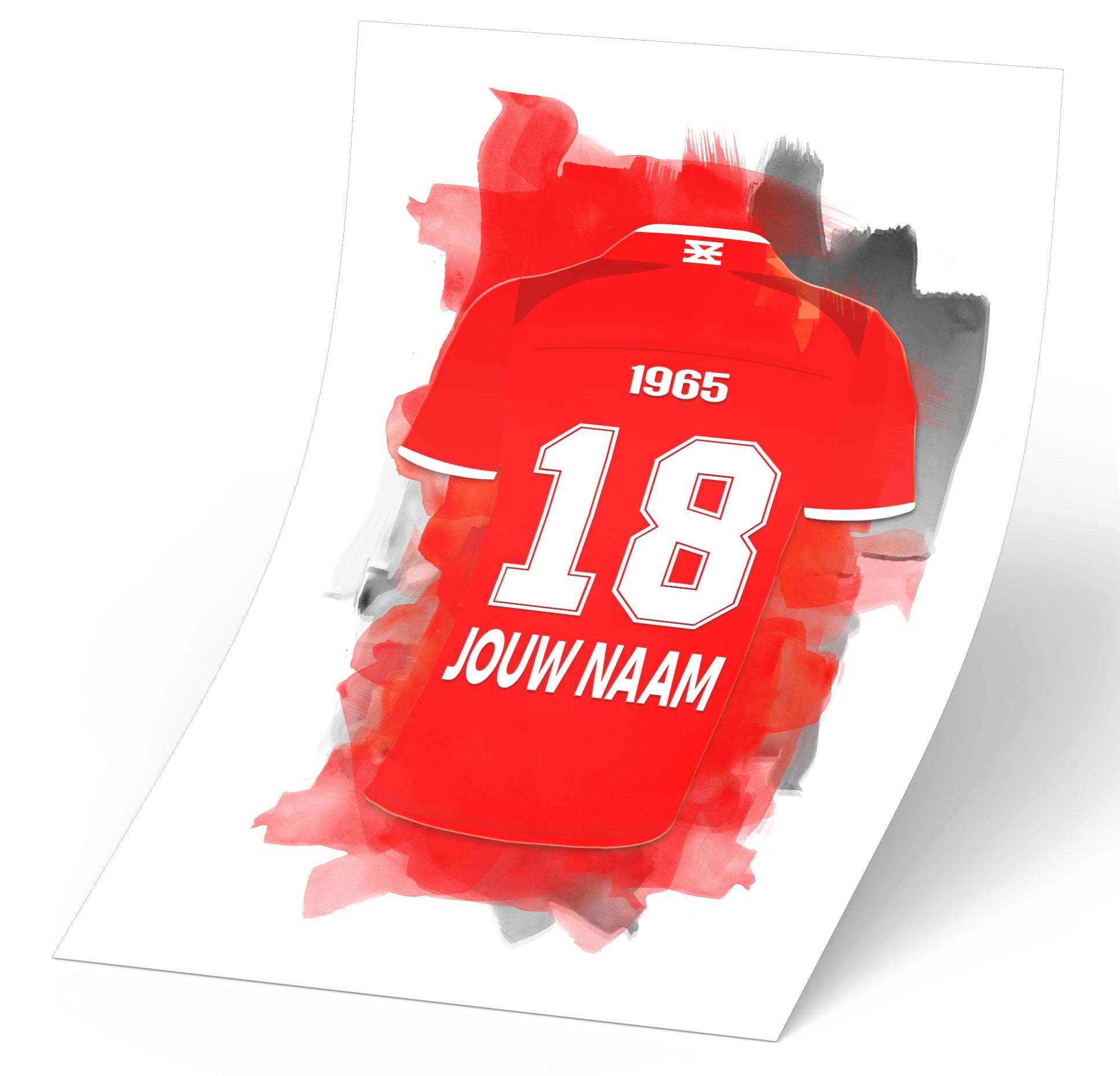 FC Twente HD Premium poster met naam en rugnummer