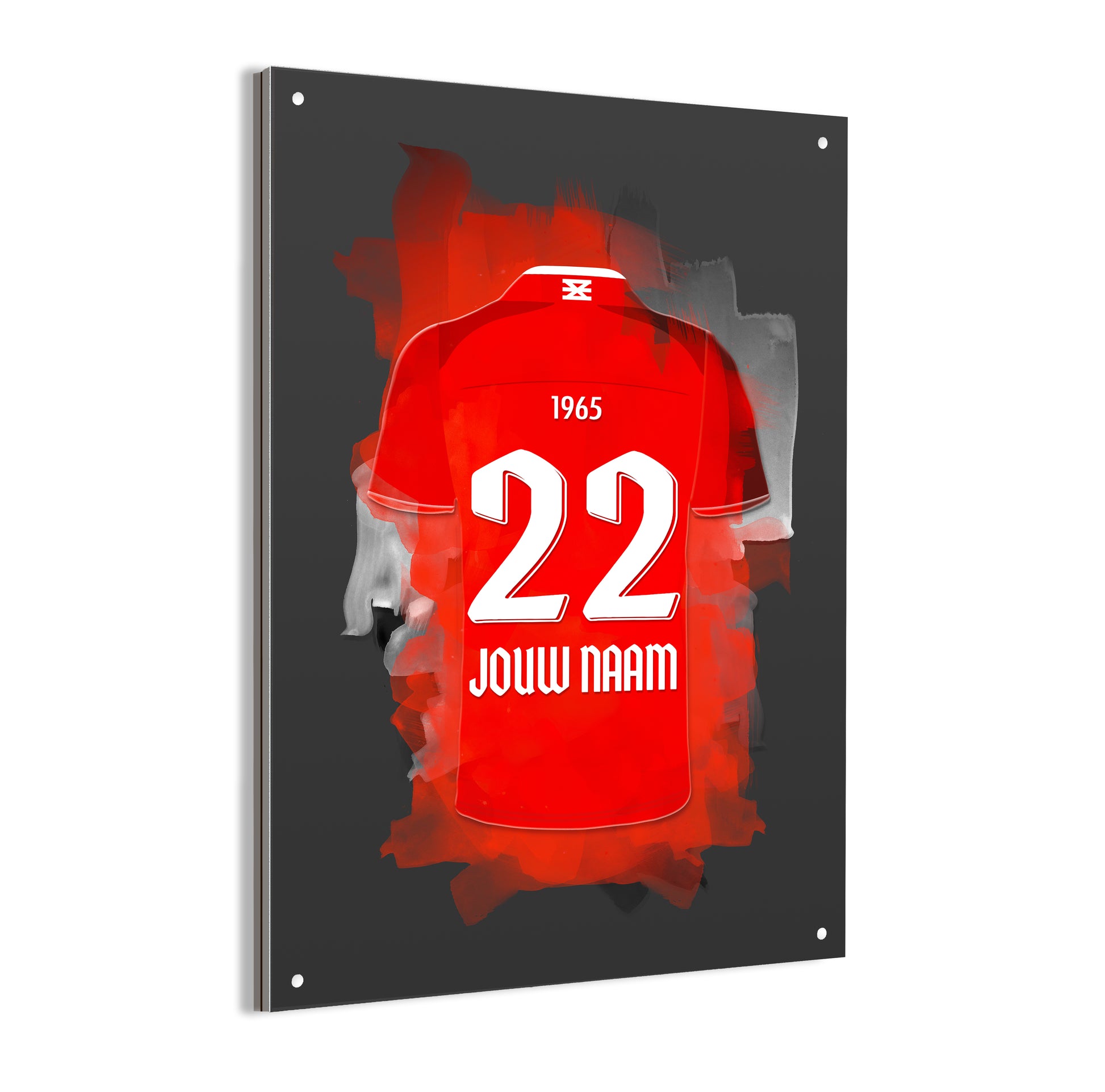 FC Twente Enschede wanddecoratie - Dibond poster - Voetbal fan cadeau