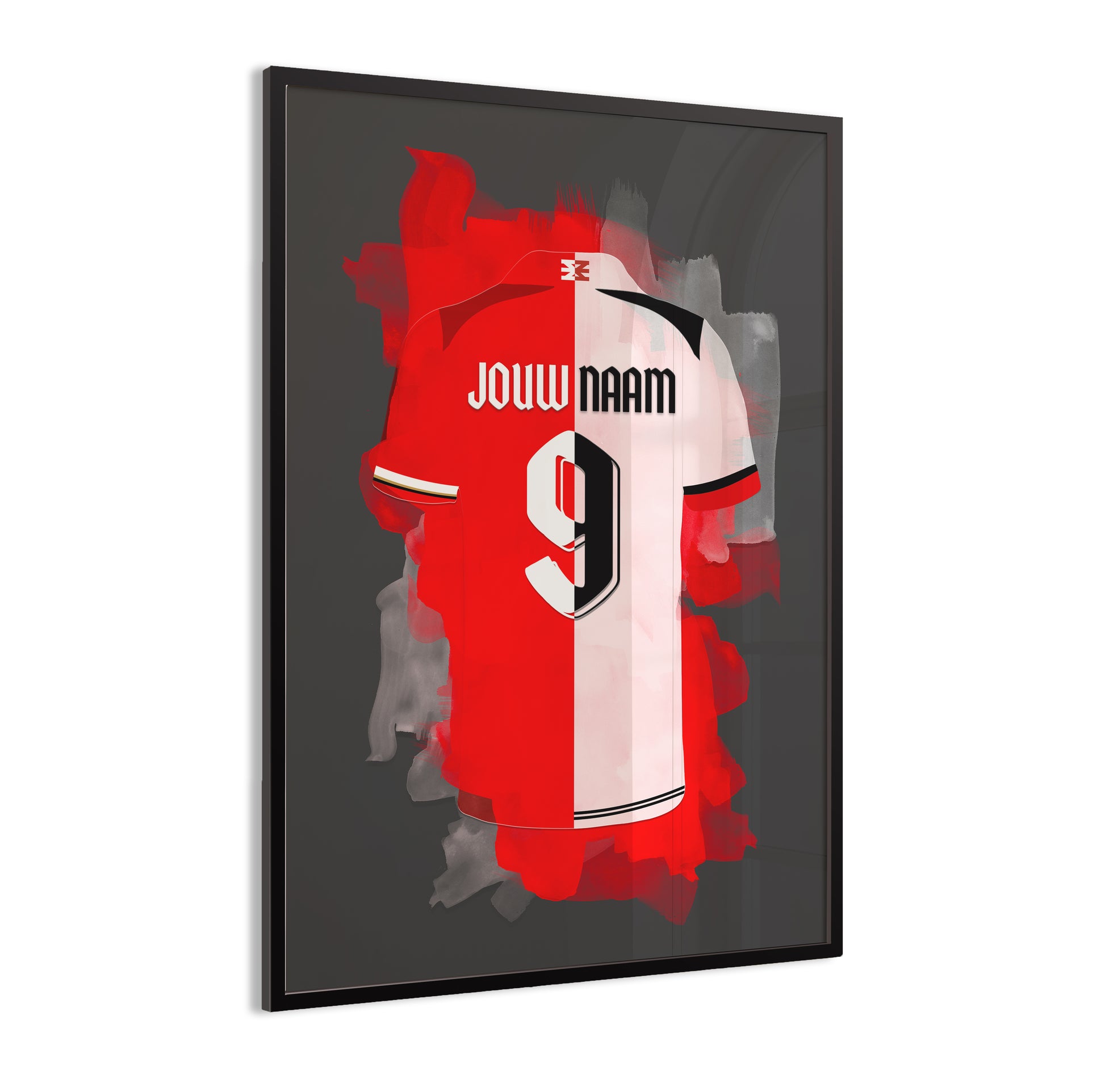FC Twente ingelijste poster shirt muurdecoratie - voetbal cadeau fanshop