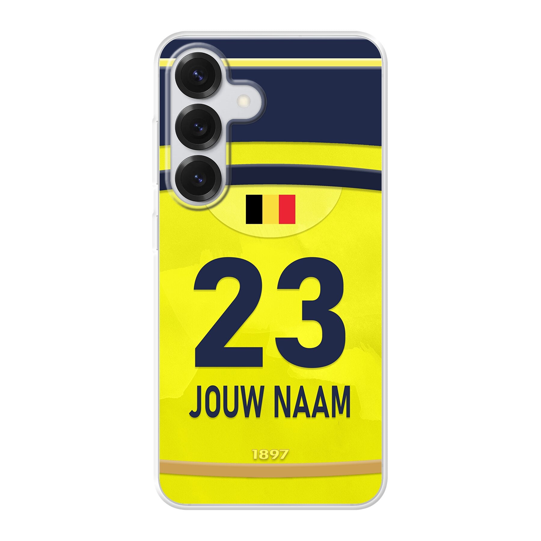 Union Sint-Gillis voetbal telefoonhoesje Samsung Galaxy met personalisatie