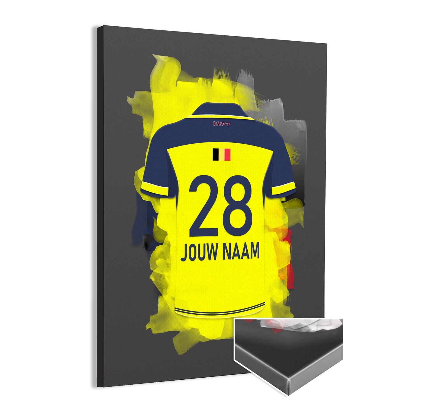 Union Sint-Gillis canvas voetbal poster wanddecoratie