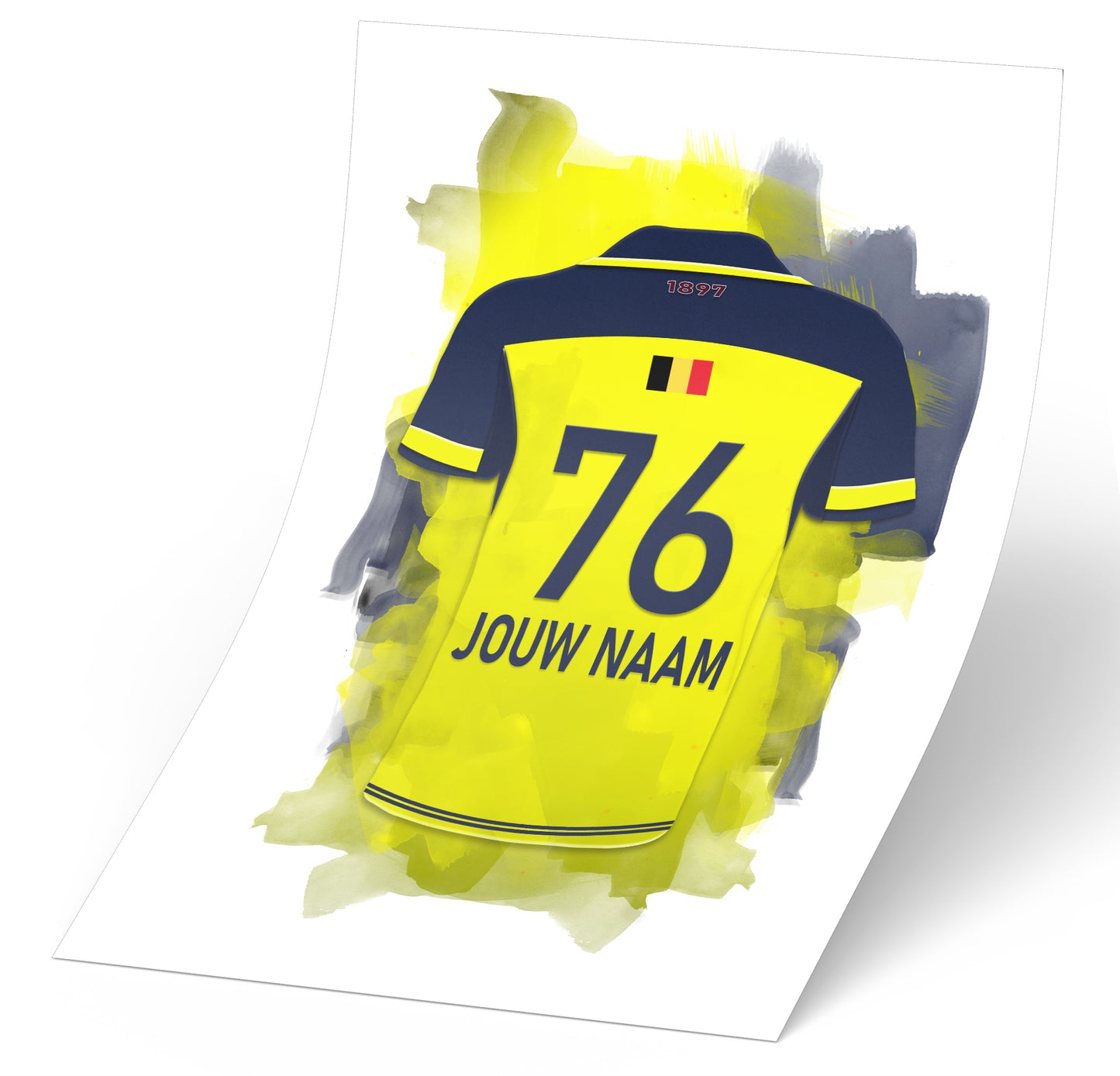 Union Sint-Gillis losse voetbal poster wanddecoratie